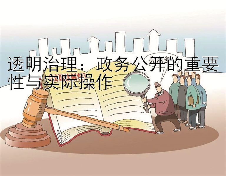 透明治理：政务公开的重要性与实际操作