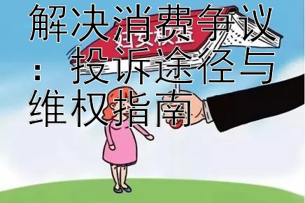 解决消费争议：投诉途径与维权指南