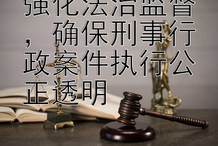 强化法治监督，确保刑事行政案件执行公正透明