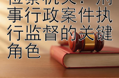 检察机关：刑事行政案件执行监督的关键角色