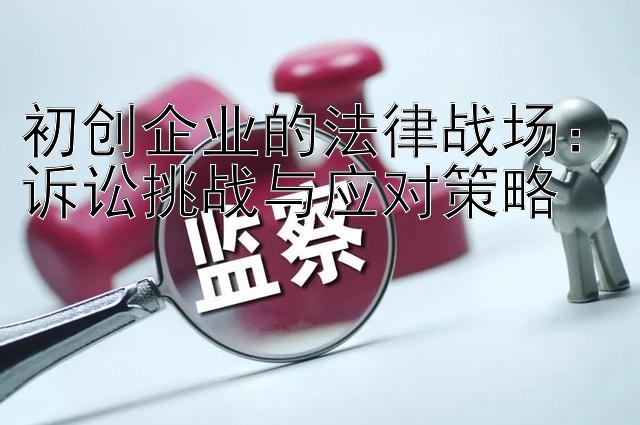 初创企业的法律战场：诉讼挑战与应对策略