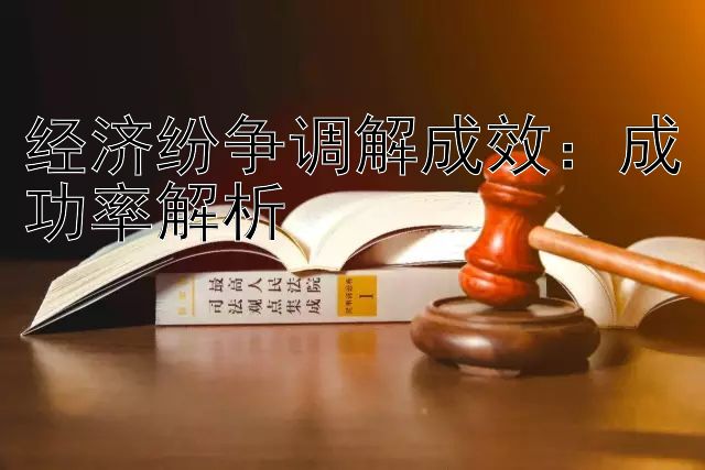 经济纷争调解成效：成功率解析