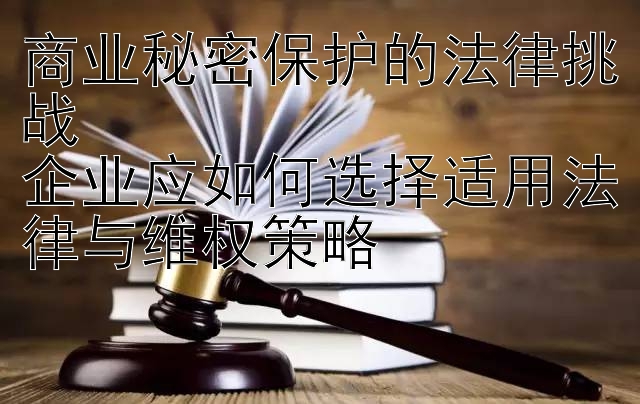 商业秘密保护的法律挑战  
企业应如何选择适用法律与维权策略