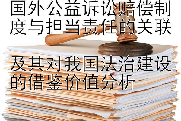 国外公益诉讼赔偿制度与担当责任的关联  
及其对我国法治建设的借鉴价值分析