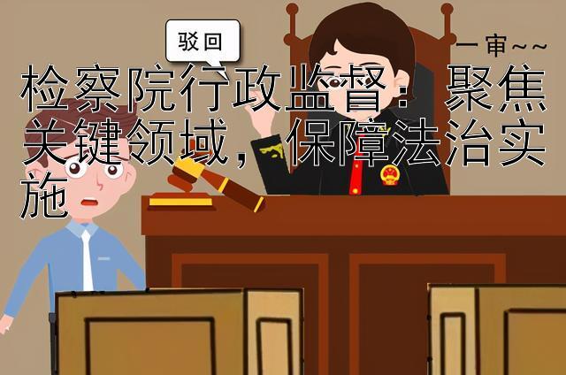 检察院行政监督：聚焦关键领域，保障法治实施