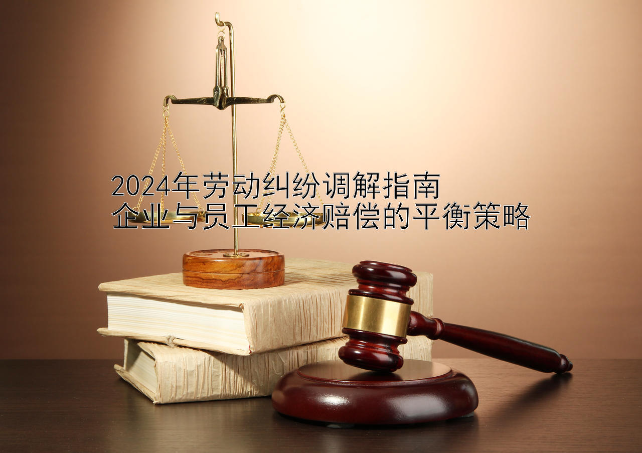 2024年劳动纠纷调解指南  
企业与员工经济赔偿的平衡策略